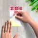 Emergency Exit Do Not Block Decal (Reflective)