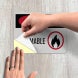 Danger Flammable Decal (Reflective)
