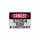 Electrical Room No Storage Decal (Reflective)