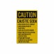 OSHA Caustic Soda Avoid Contact Decal (Reflective)