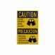 Bilingual OSHA Lock Out For Safety Before You Start Decal (Reflective)