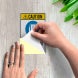 ANSI Caution Hi-Vis Wear Required Decal (Reflective)