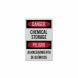 Bilingual Chemical Storage Decal (Reflective)