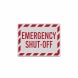 Emergency Shut Off Decal (Reflective)