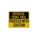 Overhead Crane Area Decal (EGR Reflective)