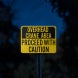 Overhead Crane Area Aluminum Sign (EGR Reflective)