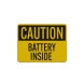 OSHA Caution Battery Inside Decal (Reflective)