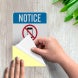 OSHA Notice Please Silence Your Cell Phone Decal (Reflective)