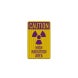 High Radiation Area Aluminum Sign (HIP Reflective)