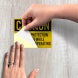 Caution Hearing Protection Required Decal (Reflective)