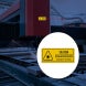 Class 3R Radiation Decal (EGR Reflective)