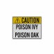 ANSI Ivy Poison Oak Decal (Reflective)