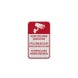 Bilingual Video Surveillance Aluminum Sign (HIP Reflective)