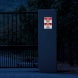 Bilingual Admittance Authorized Employees Aluminum Sign (HIP Reflective)