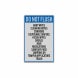 Bathroom Etiquettes Decal (Reflective)