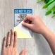 Bathroom Etiquettes Decal (Reflective)