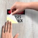 OSHA Horses Stay Back Decal (Reflective)