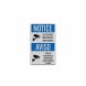 Bilingual OSHA All Activities Monitored Aluminum Sign (HIP Reflective)