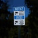 Bilingual OSHA All Activities Monitored Aluminum Sign (HIP Reflective)