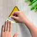 ISO Warning Beware Of Rattlesnakes Decal (Reflective)