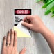 Bilingual OSHA Fall Hazard Decal (Reflective)