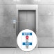 Bilingual Elevator Out of Order Decal (Non Reflective)