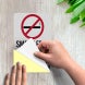 No Use Of Tobacco Products Permitted Decal (Reflective)