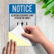 Elevator Occupancy Limit 1 Person Decal (Reflective)