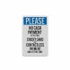 Please No Cash Payments At This Time Aluminum Sign (Reflective)