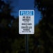 Please No Cash Payments At This Time Aluminum Sign (Reflective)