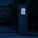 Bilingual Keep This Gate Closed Aluminum Sign (Diamond Reflective)