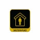 Shelter In Place Aluminum Sign (Reflective)