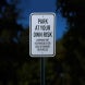 Company Not Responsible For Loss Parking Aluminum Sign (Reflective)