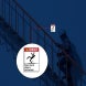 ANSI Stairs May Be Slippery Decal (Non Reflective)