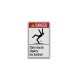 ANSI Stairs May Be Slippery Aluminum Sign (Diamond Reflective)