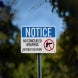 No Weapons Beyond This Point Aluminum Sign (Reflective)