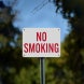 No Smoking Aluminum Sign (Reflective)