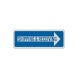 Shipping Receiving Right Arrow Aluminum Sign (Reflective)