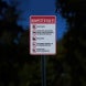 Dumpster Rules No Appliances Aluminum Sign (Reflective)