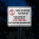 Hang Up Before You Pick Up Student Aluminum Sign (Reflective)