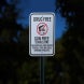 No Drugs Guns School Zone Aluminum Sign (Reflective)