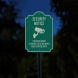 This Area Under 24 Hours Surveillance Aluminum Sign (HIP Reflective)
