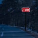 Stop 2 Way Aluminum Sign (EGR Reflective)