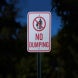 No Dumping Aluminum Sign (Reflective)