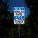 Bilingual OSHA Mechanical Room No Storage Permitted Aluminum Sign (Reflective)