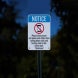 OSHA Notice Please Silence Your Cell Phone Aluminum Sign (Reflective)
