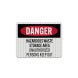 Chemical Hazardous Waste Aluminum Sign (EGR Reflective)