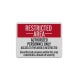 Restricted Area Authorized Personnel Only Aluminum Sign (Reflective)