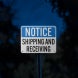 OSHA Notice Shipping & Receiving Aluminum Sign (Reflective)