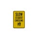 School Crossing Aluminum Sign (Reflective)